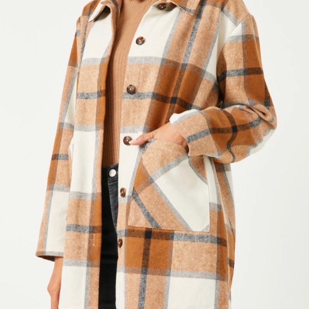 Flannel shacket - Picture 2 of 4